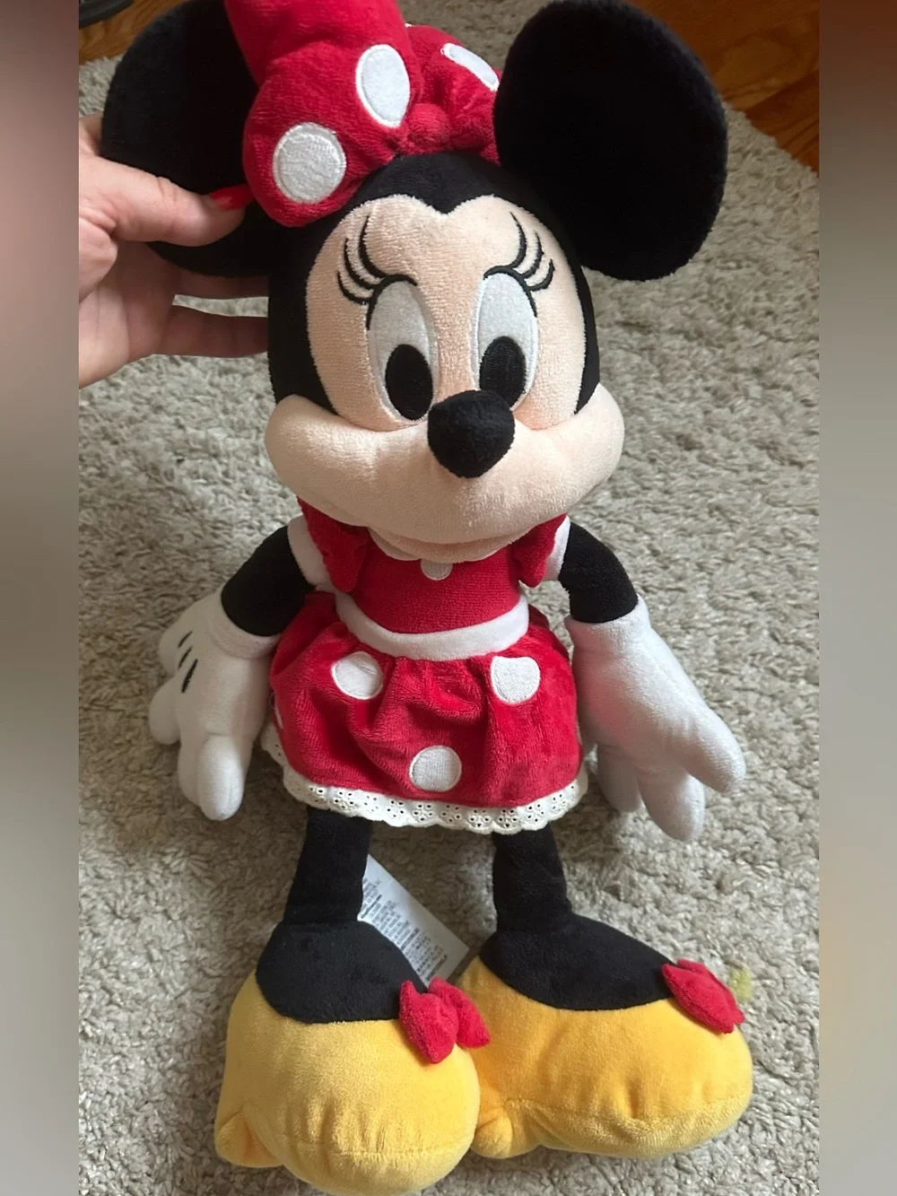 Disney Minnie Mouse Plush Toy - Red Dress, 18 inch